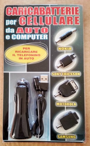 Set caricabatterie auto per - set, da